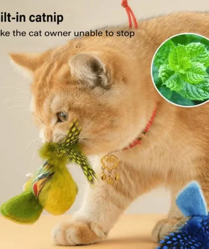 Bird Cat Toy with Realistic Sound