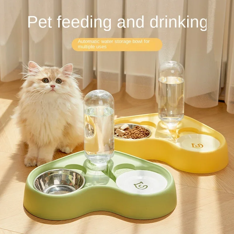 2-in-1 Cat Water and Food Bowl Set